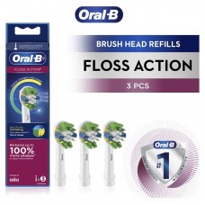 Oral-B Floss Action Replacement Brush Heads 3 Count